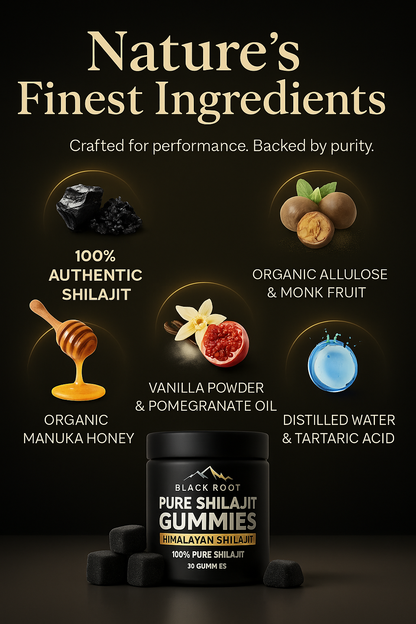 Blackroot Shilajit Gummies